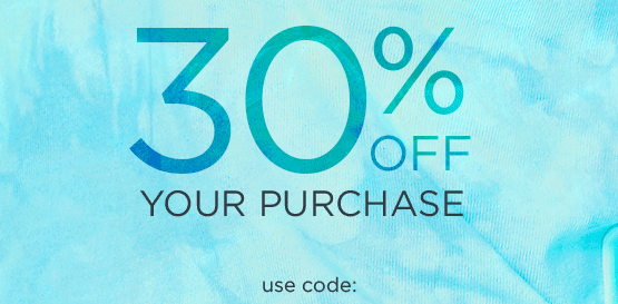 30% off your purchase